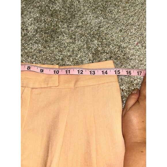 Petal And Pup Bridget Tailored Shorts Peach L Pleated‎ Chino Pastel High Waisted - Picture 8 of 10